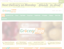 Tablet Screenshot of groceryraja.com